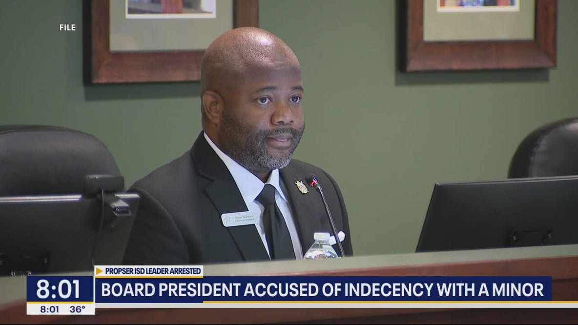 Prosper ISD president accused of indecency with a child